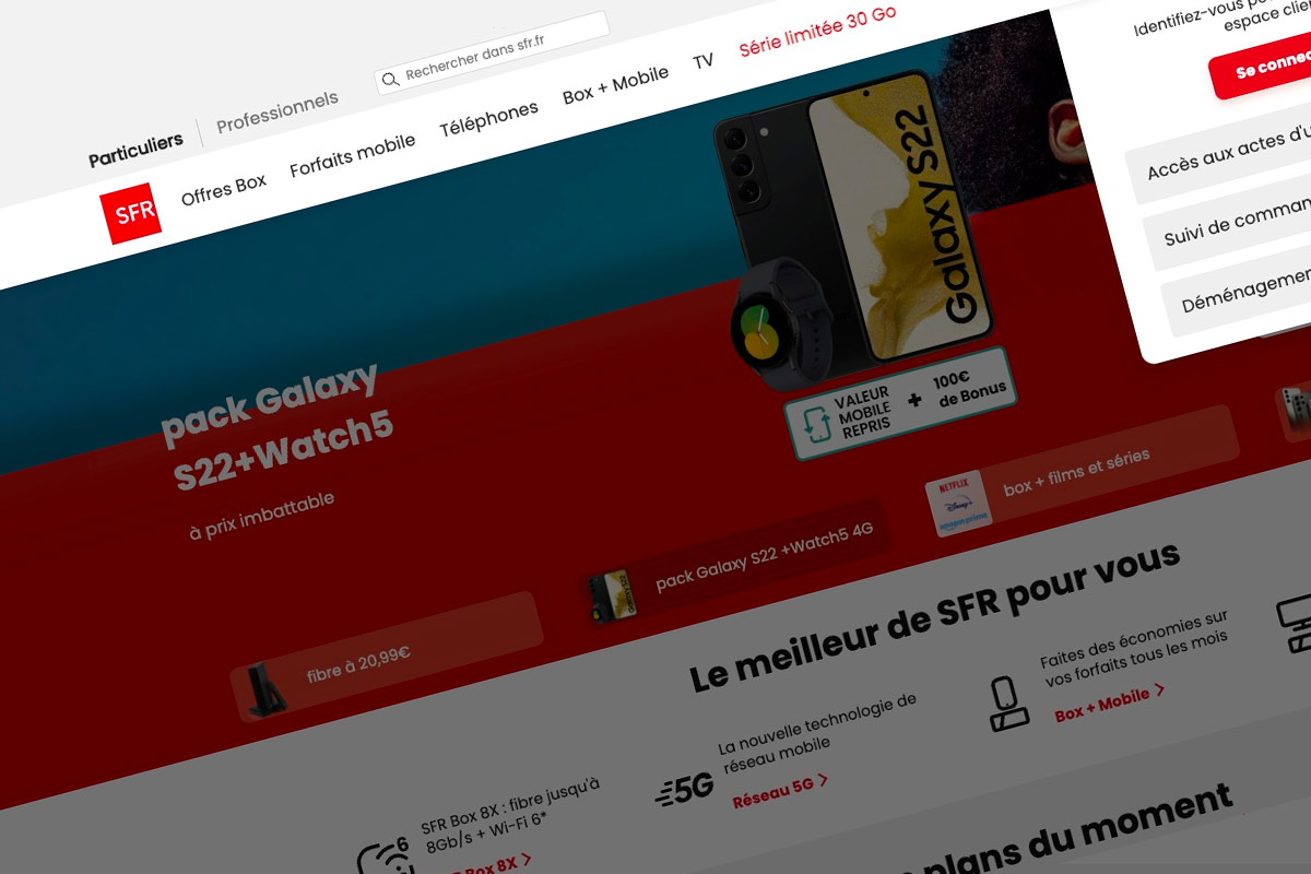 Espace Client SFR Tout Sur SFR Mon Compte Et Ses Fonctionnalit s