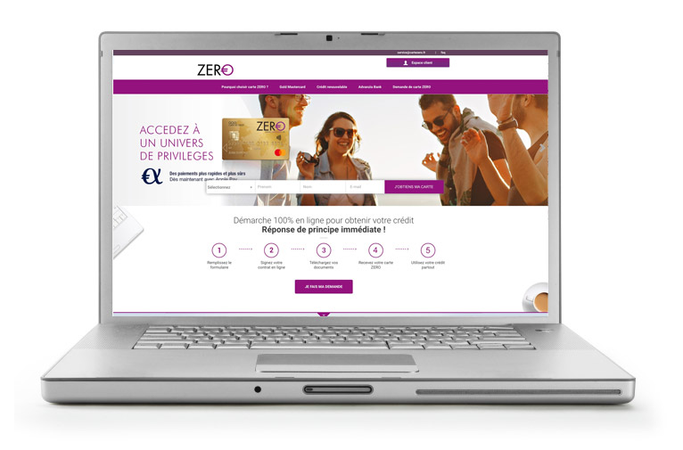 site carte-zero Mastercard