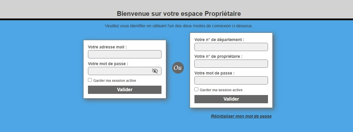 espace proprietaire