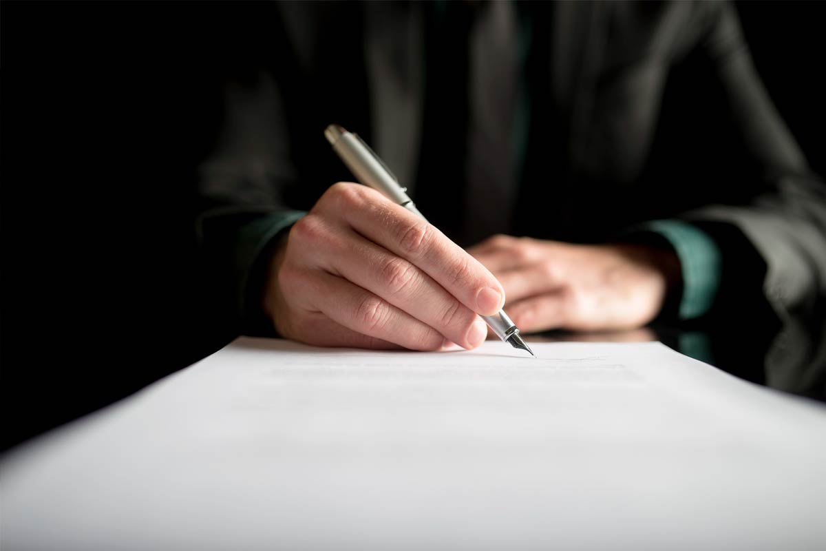 signature testament