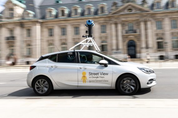 google street view voiture