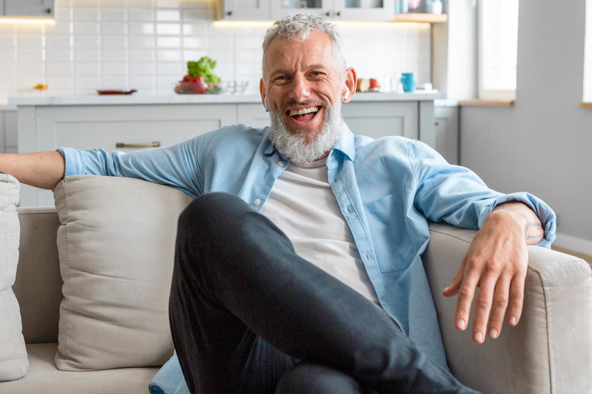 retraité 60ans heureux