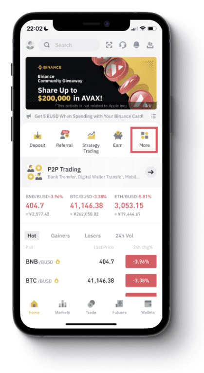 application binance