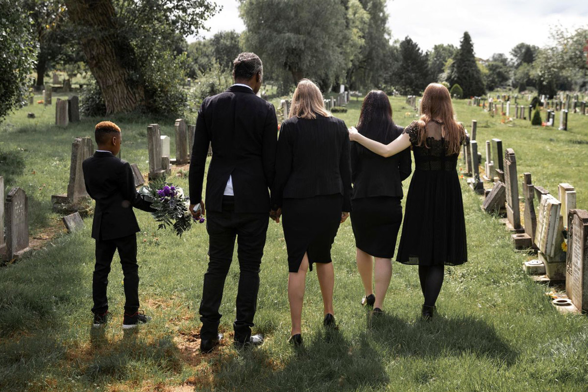 famille enterrement