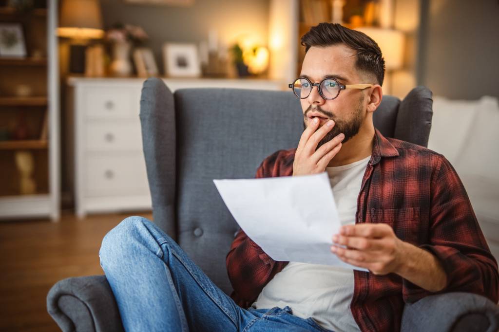 travailleur indépendant inquiet